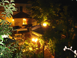 Abendstimmung im Biergarten