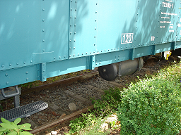Speisewaggon auf Gleiskrper