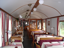 Speisewaggon Innenansicht