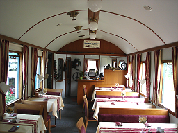 Speisewaggon Innenansicht