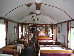 Speisewaggon Innenansicht